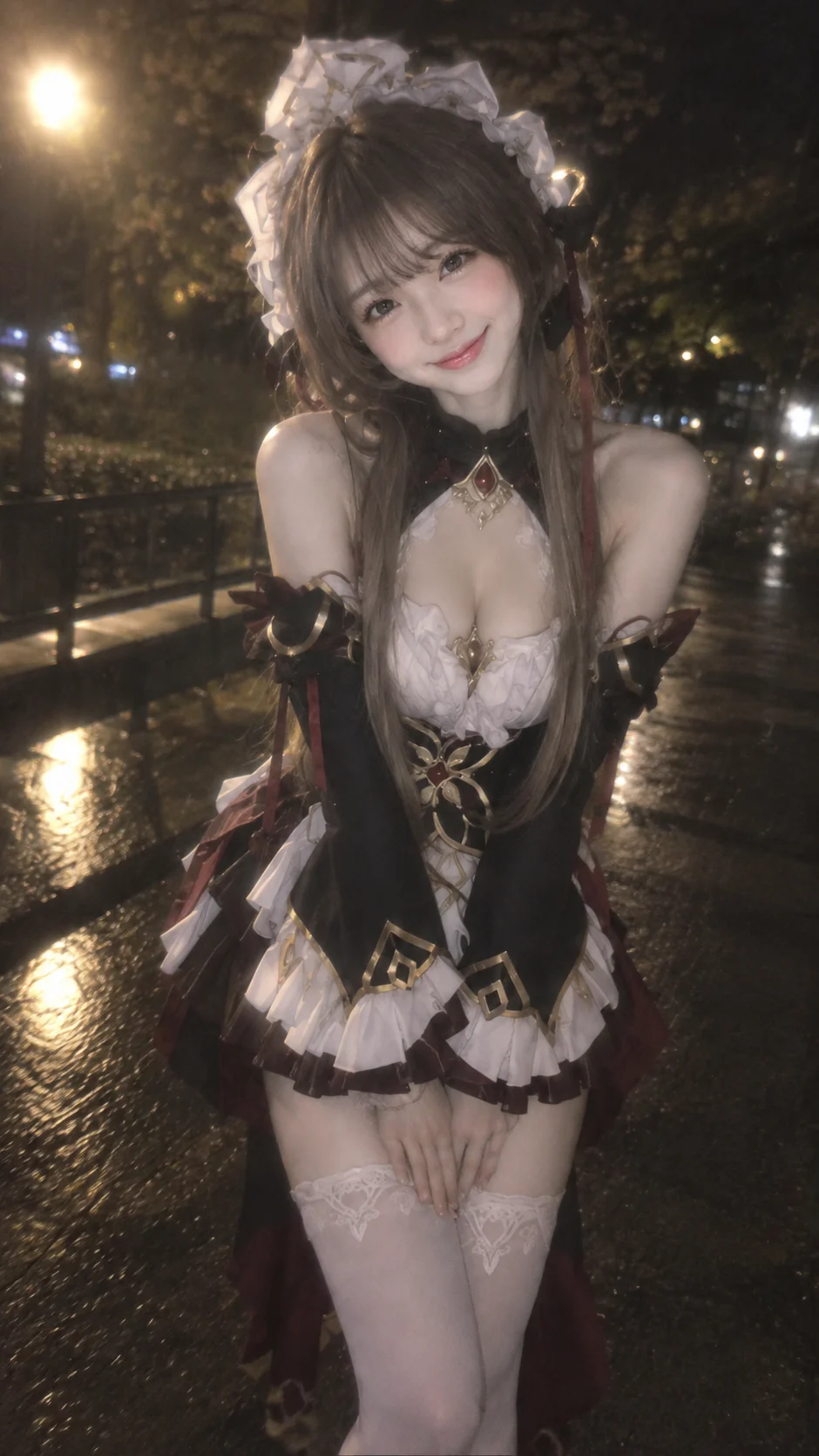 朦胧角色全身站姿