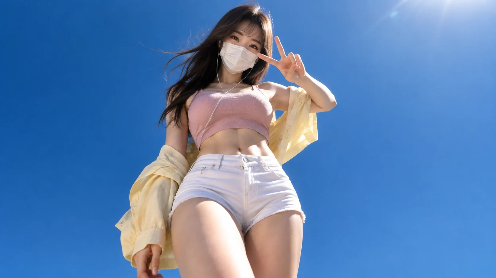 超写实照片级户外人像