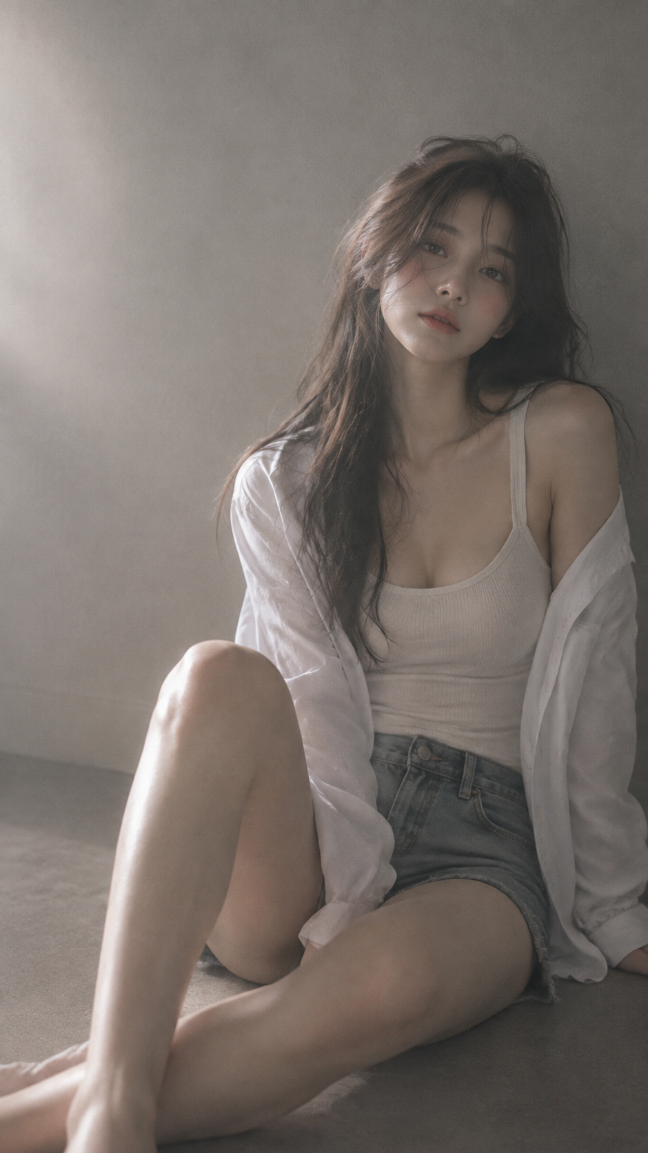 韩系极简氛围感少女写真